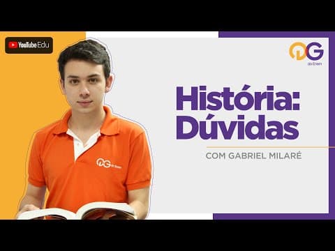 Thumbnail da aula: História com Gabriel Milaré