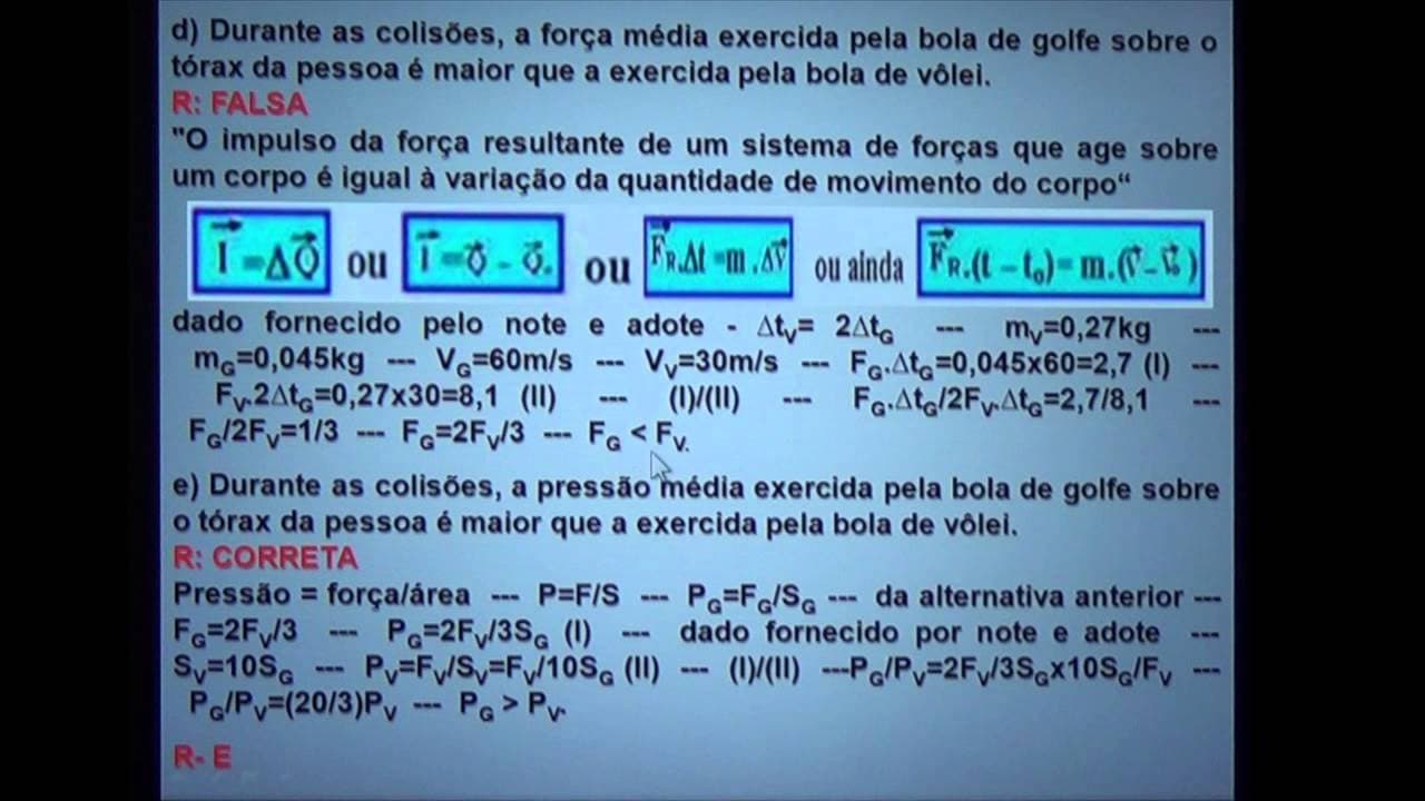 Thumbnail: Física e Vestibular - Exercícios Resolvidos FUVEST / 2013 - Parte 1