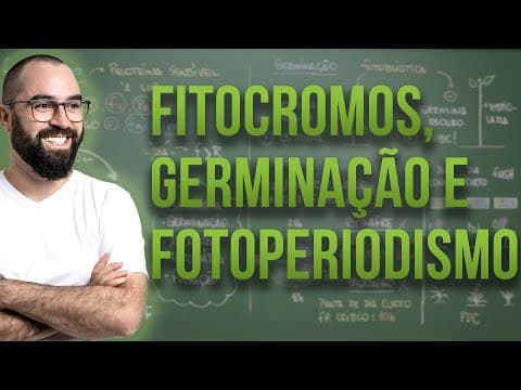 Thumbnail da aula: Fitocromos, Germinação e Fotoperiodismo - Fisiologia Vegetal - Aula 32: Botânica (Prof. Guilherme)