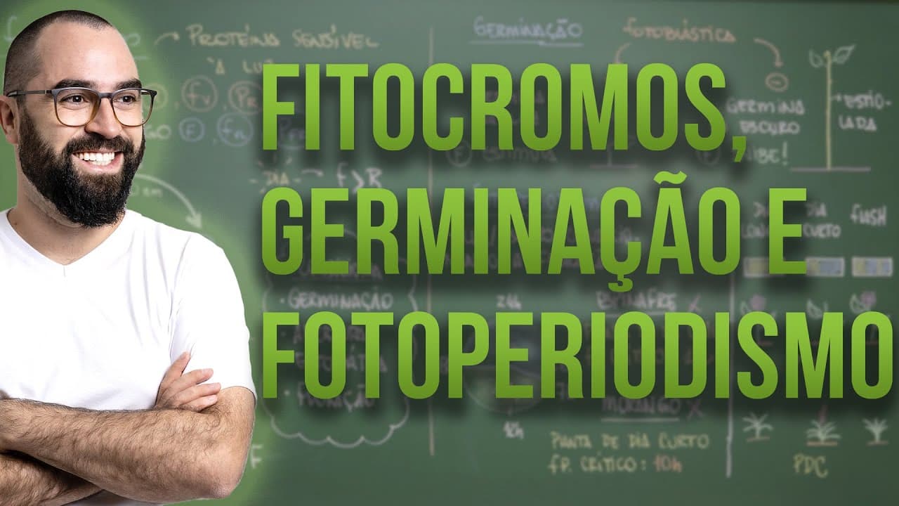 Thumbnail: Fitocromos, Germinação e Fotoperiodismo - Fisiologia Vegetal - Aula 32: Botânica (Prof. Guilherme)