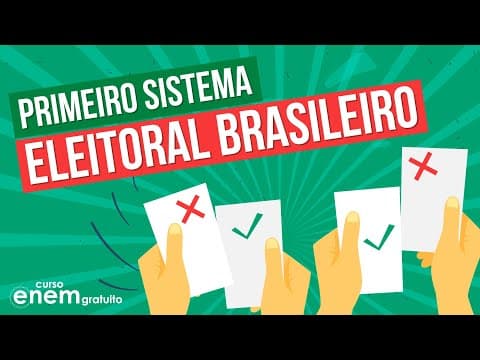 Thumbnail da aula: O 1º SISTEMA ELEITORAL BRASILEIRO: Constituição imperial de 1824 | Sistemas eleitorais do Brasil