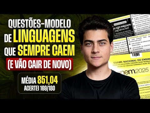 Thumbnail da aula: Sample Language Questions that WILL APPEAR on the 2025 ENEM exam (and ALWAYS do).