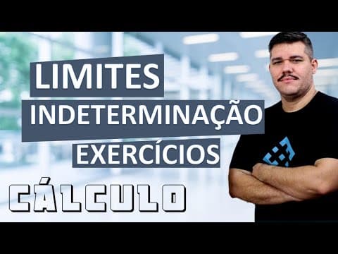 Thumbnail da aula: 📚 Cálculo de Limite com indeterminação - Exercícios II - Cálculo 1 (#6)