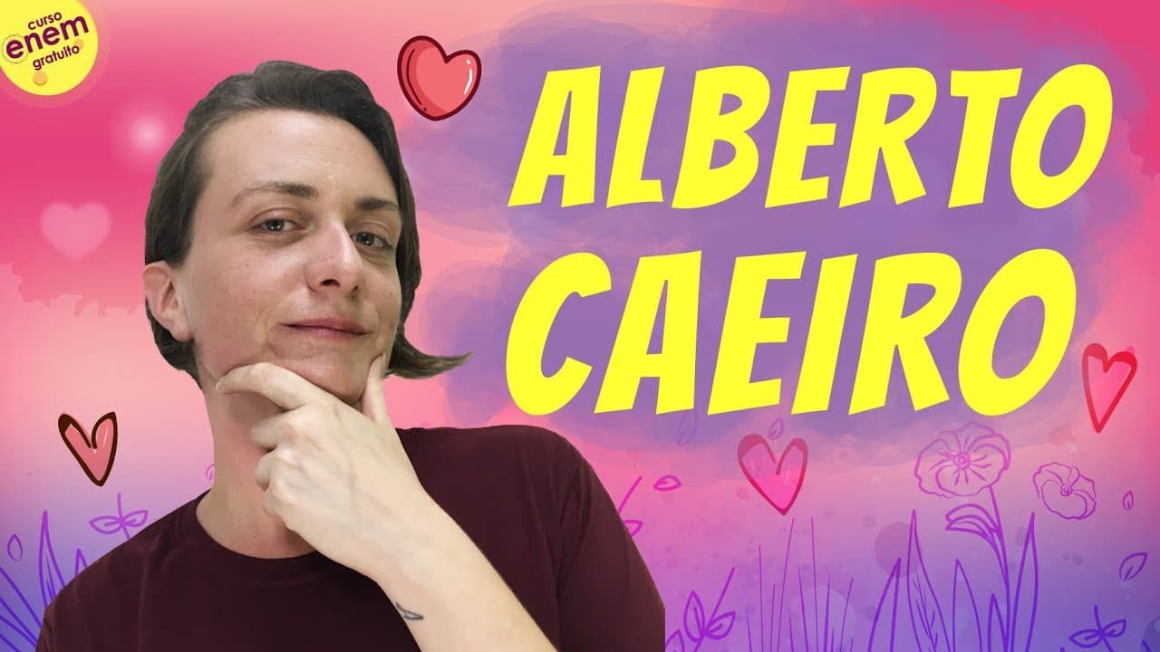 Thumbnail: ALBERTO CAEIRO | HETERÔNIMO DE FERNANDO PESSOA | Resumo de Literatura para o Enem