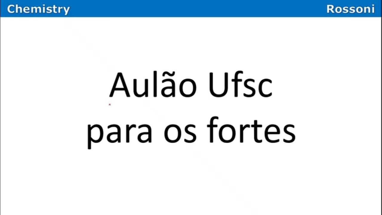 Thumbnail: Aulão Ufsc - para os fortes!