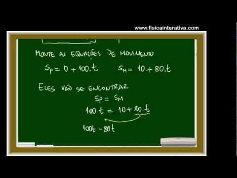 Thumbnail da aula: Exercício resolvido - Movimento Retilíneo Uniforme