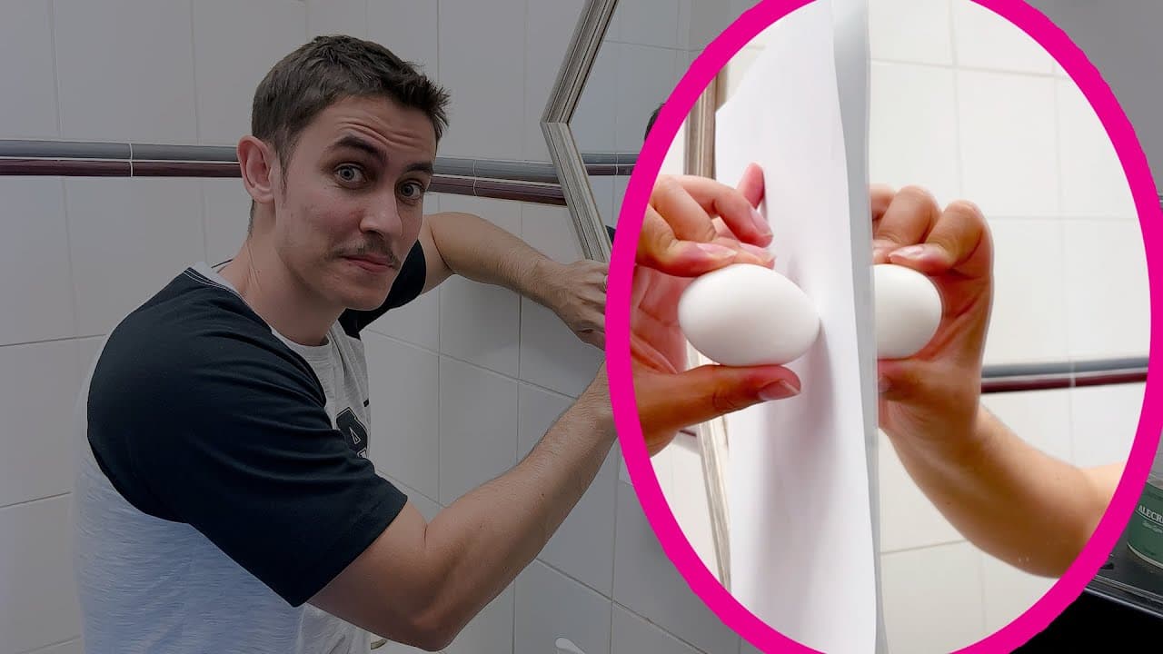 Thumbnail: Como o ESPELHO vê o OVO: Leis da reflexão e campo de visão