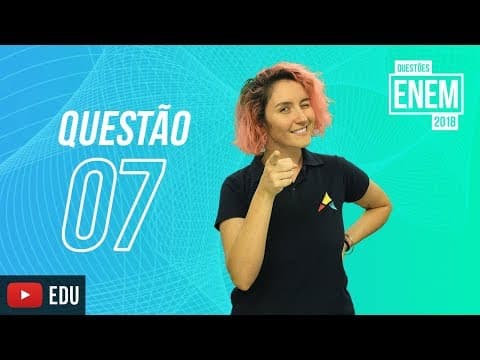 Thumbnail da aula: ENEM 2018 | Planejamento linguístico | questão 7 (caderno amarelo)