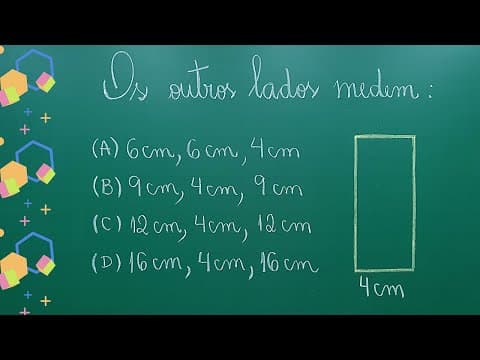 Thumbnail da aula: QUAL É A MEDIDA DOS LADOS DO RETÂNGULO?  - Professora Angela Matemática