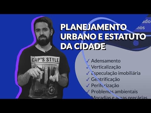 Thumbnail da aula: Stoodi | Pocket Aula: Geografia - Planejamento Urbano e Estatuto da Cidade