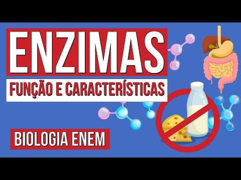 Thumbnail da aula: ENZIMAS: função e características | Resumo de Biologia para o Enem | Cláudia de Souza Aguiar