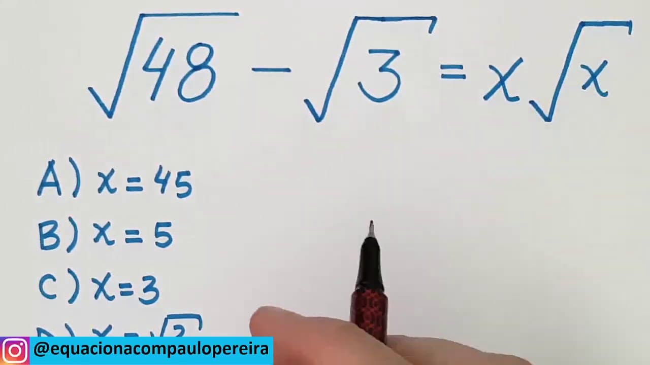 Thumbnail: 🔥 HELP MATEMÁTICA BÁSICA - Raiz Quadrada #76