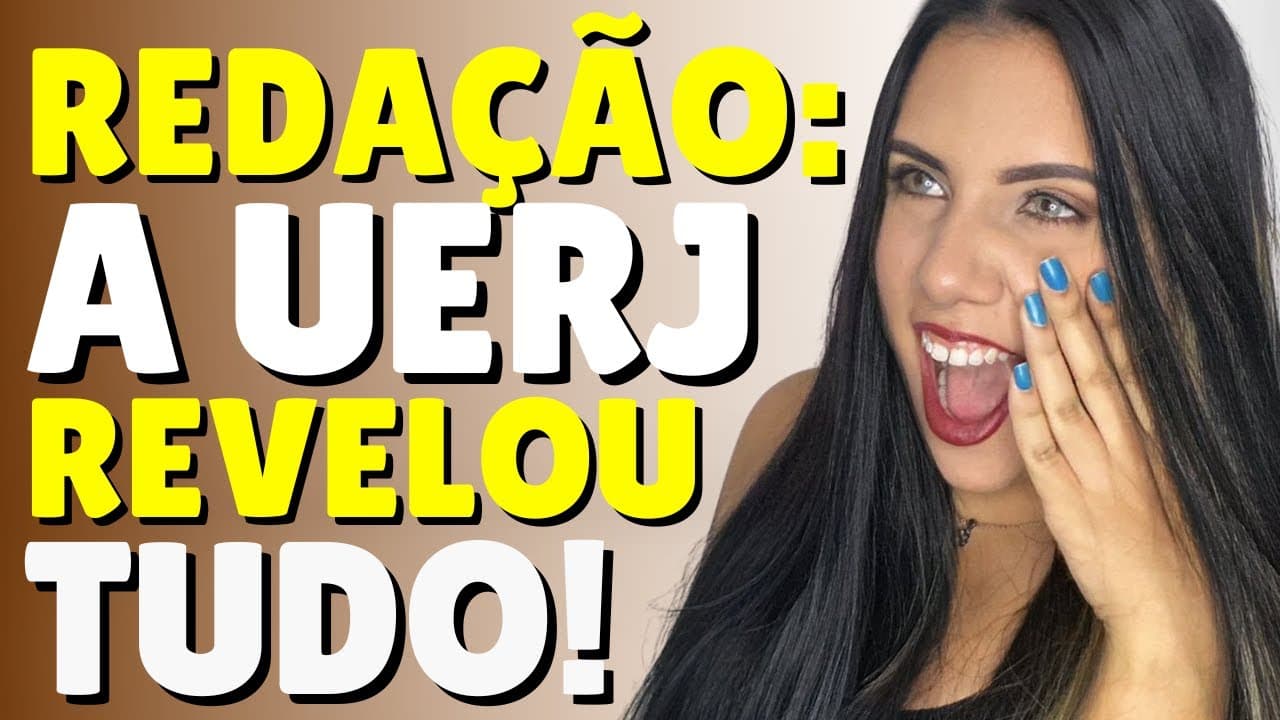 Thumbnail: CORREÇÃO UERJ: INFORMAÇÕES PARA TIRAR NOTA MÁXIMA!