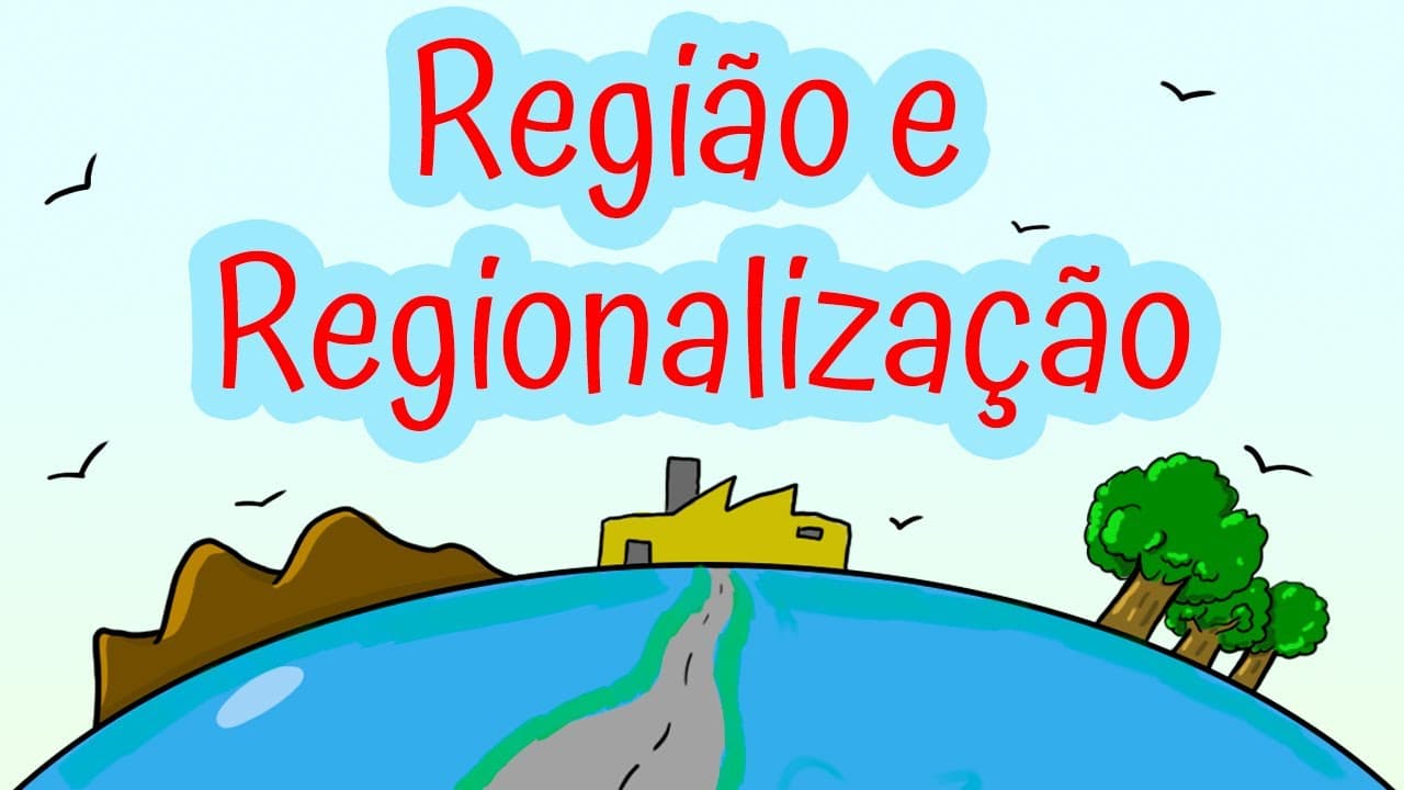 Thumbnail: o que é região? O que é Regionalização? Entenda o conceito Fácil! (Geografia)
