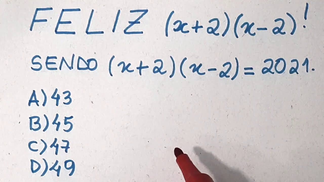 Thumbnail: 🔥 HELP MATEMÁTICA BÁSICA - Produto da Soma pela Diferença - #109