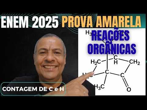 Thumbnail da aula: ENEM 2025 AMARELA Q.106_Em uma aula prática de química orgânica, um professoridentificou os frascos