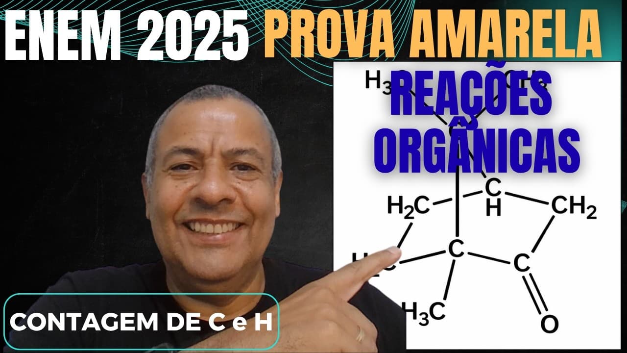 Thumbnail: ENEM 2025 AMARELA Q.106_Em uma aula prática de química orgânica, um professoridentificou os frascos