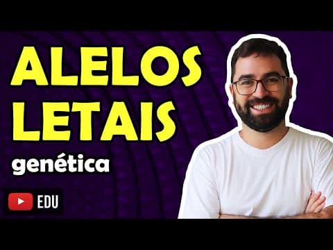 Thumbnail da aula: Alelos Letais - Aula 04 - Módulo II: Genética | Prof. Gui