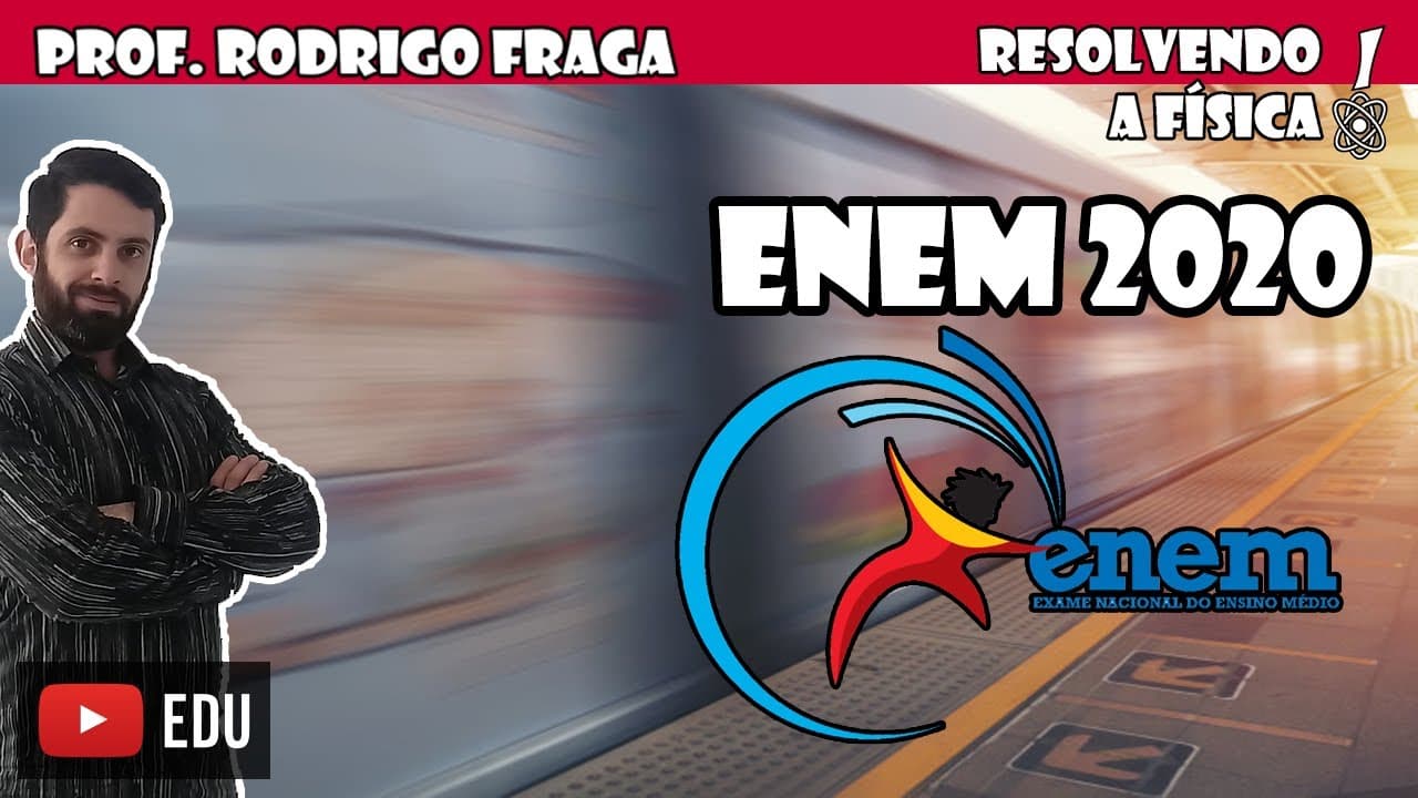 Thumbnail: (ENEM) No Autódromo de Interlagos, um carro de Fórmula 1 realiza a curva S do Senna numa trajetória