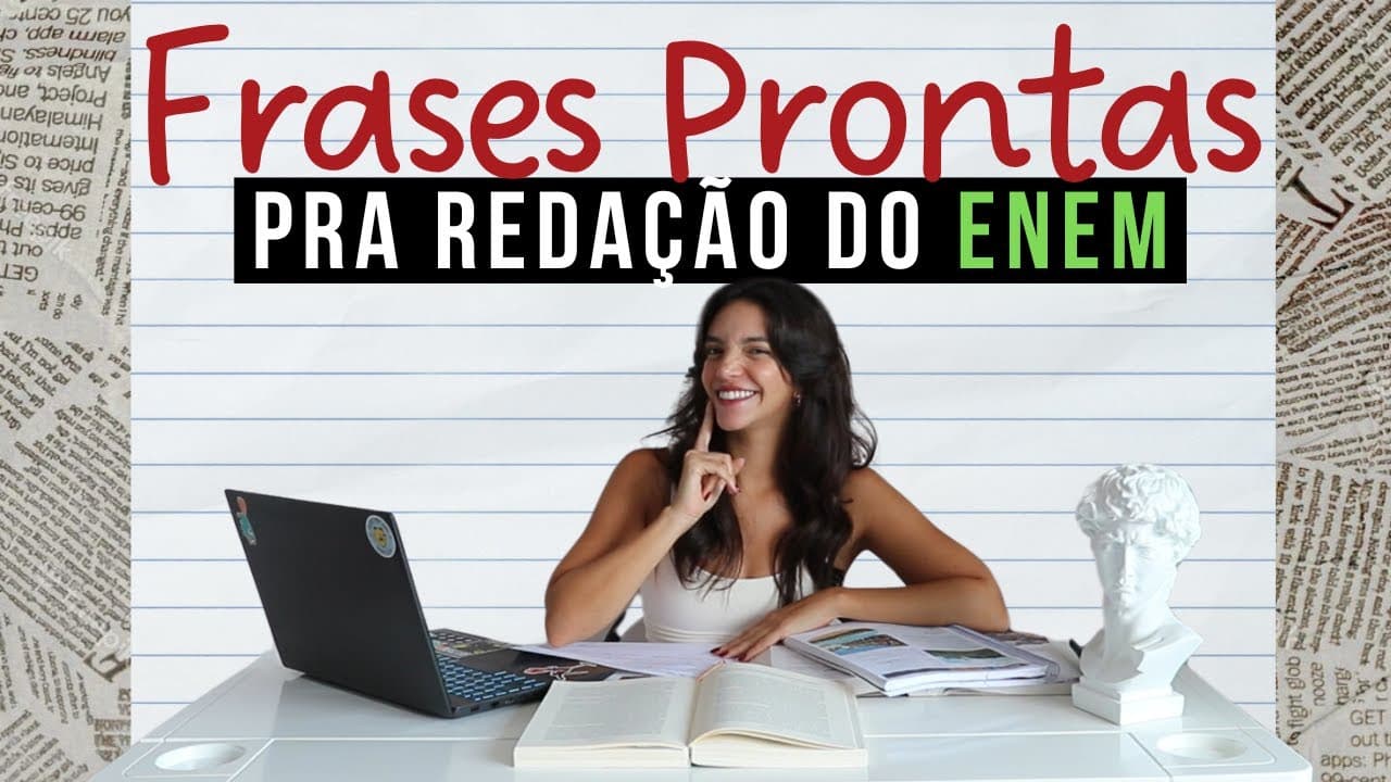 Thumbnail: FRASES PRONTAS PRA COMEÇAR SUA REDAÇÃO DO ENEM