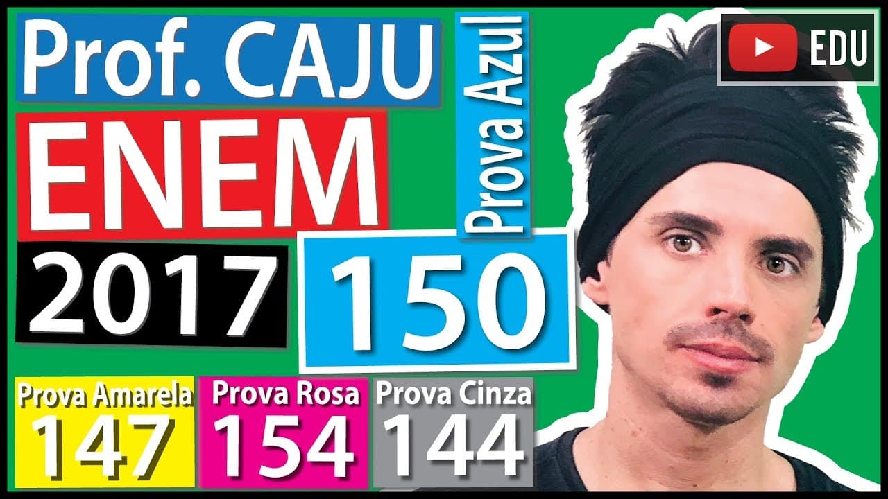Thumbnail: [ENEM 2017] 150 📘 GEOMETRIA PLANA A imagem apresentada na figura é uma cópia em preto e branco da