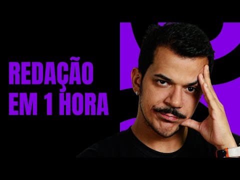 Thumbnail da aula: Como escrever a redação em 1 hora no dia da prova do ENEM 2024 | ProEnem