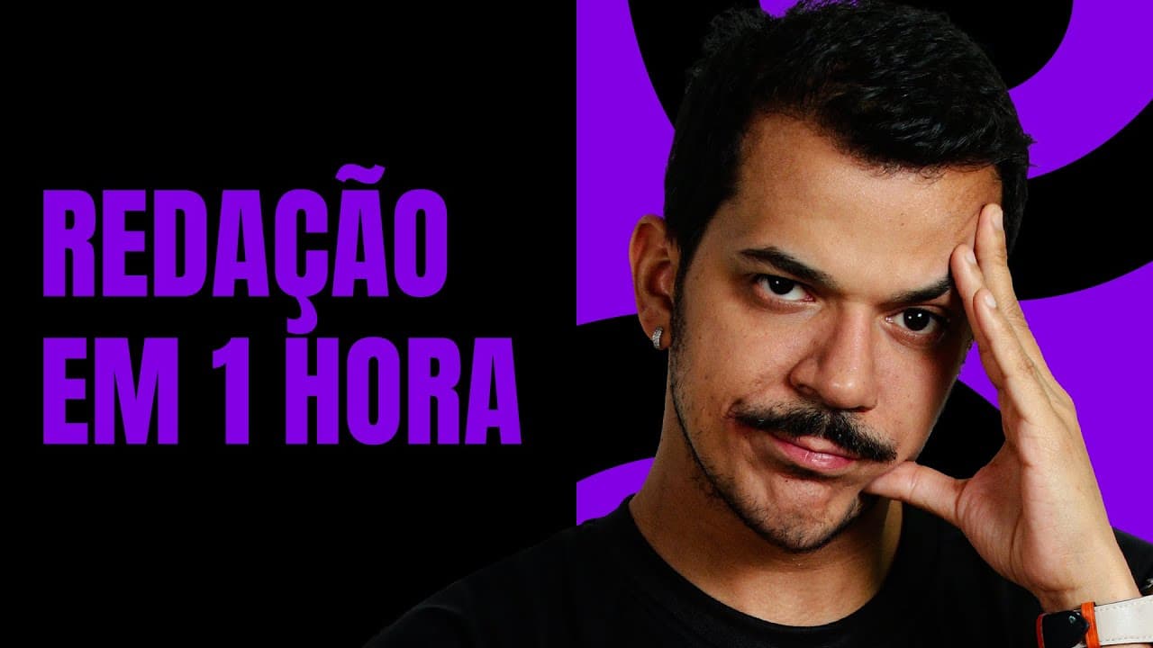 Thumbnail: Como escrever a redação em 1 hora no dia da prova do ENEM 2024 | ProEnem