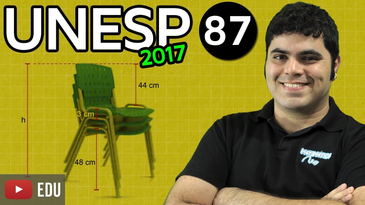 Thumbnail: UNESP 2017 Matemática Questão 87 Função ou Progressão Aritmética