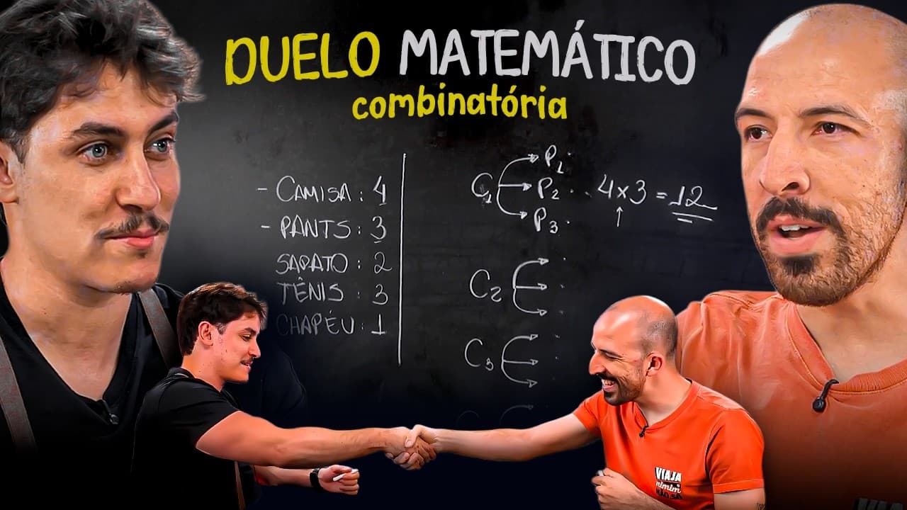 Thumbnail: O Princípio Fundamental da Contagem (PFC) | Análise Combinatória - Curso Completo (Aula 01)