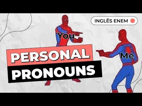 Thumbnail da aula: COMO ESTUDAR PERSONAL PRONOUNS? | Inglês para o Enem | Renato Prates