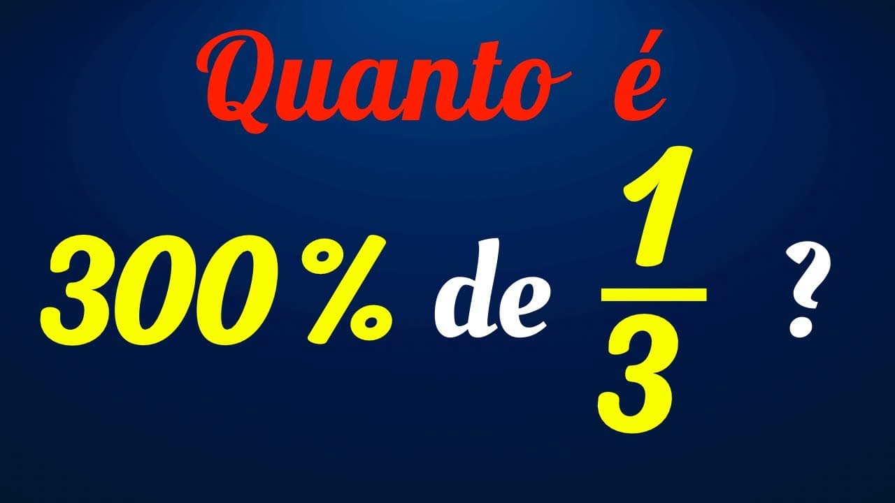 Thumbnail: 🤔 QUAL É O VALOR DESSA PORCENTAGEM ??  Matemática básica todo dia.📚🚀