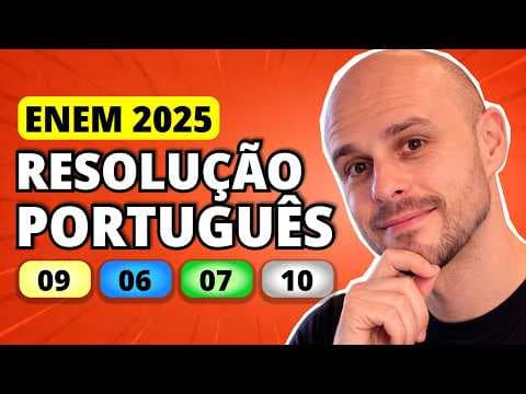 Thumbnail da aula: ENEM 2025 Linguagens – Questão 9 | No que diz respeito ao gênero bilhete, a autora dessa crônica