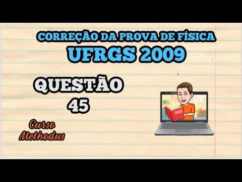Thumbnail da aula: 45 de 2009 da prova de matemática da UFRGS - Na figura sombreada abaixo é feito um corte vertical