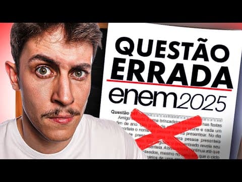 Thumbnail da aula: A questão mais zoada do ENEM 2025