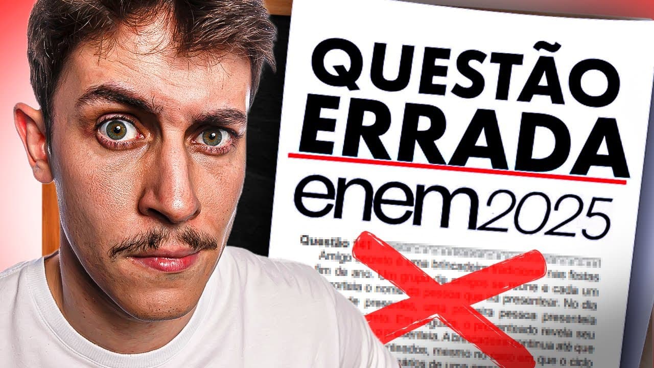 Thumbnail: A questão mais zoada do ENEM 2025