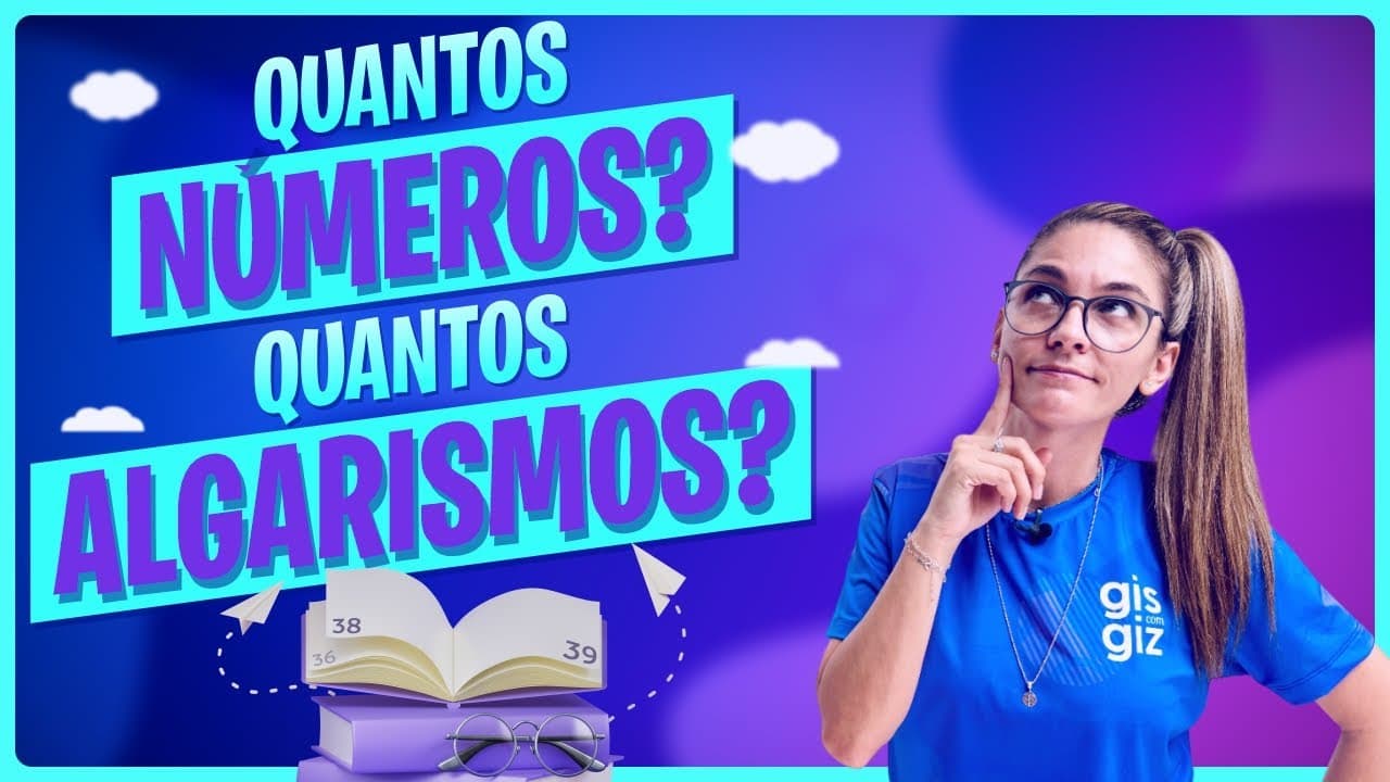Thumbnail: NÚMEROS E ALGARISMOS EM UMA SEQUENCIA? CONTAGEM DOS NÚMEROS E ALGARISMOS.