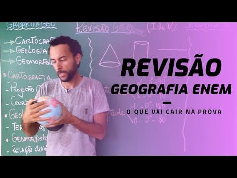 Thumbnail da aula: Resumo para o  ENEM 2021| GEOGRAFIA| O que vai cair |