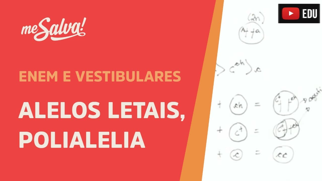 Thumbnail: Me Salva! GEN11 - Genética - Alelos letais, Polialelia