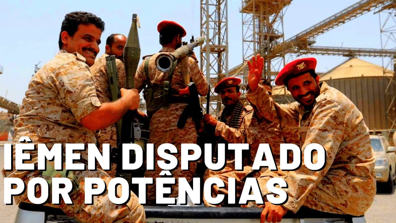 Thumbnail: Geopolítica para Vestibulares | Conflito no Yêmen e a participação da Arábia Saudita e do Irã