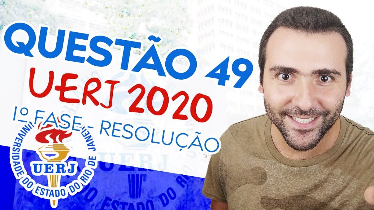 Thumbnail: UERJ 2020 - QUESTÃO 49 DE GEOGRAFIA - RESOLUÇÃO 2° EXAME DE QUALIFICAÇÃO