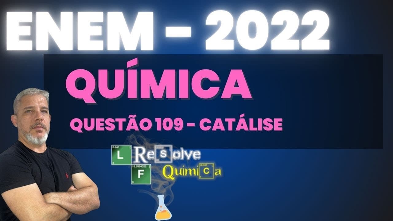 Thumbnail: ENEM 2022 Química A biomassa celulósica pode ser utilizada para a produção de etanol de segunda gera