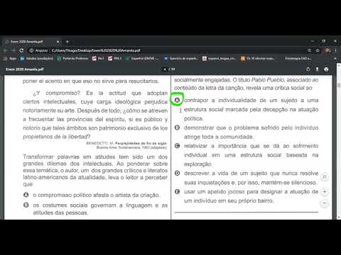 Thumbnail da aula: Prova de ESPANHOL do ENEM2020