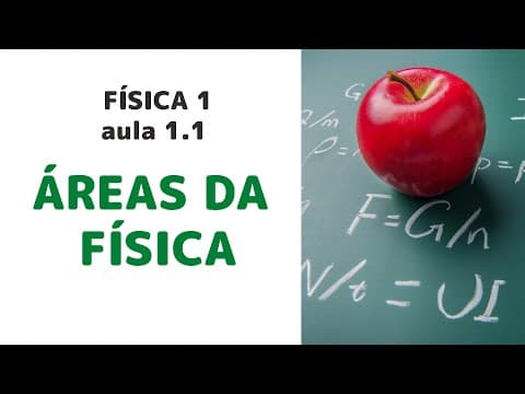 Thumbnail da aula: Física 1 - Aula 1.1 - ÁREAS DA FÍSICA