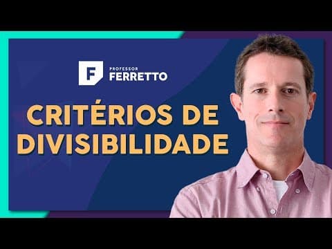 Thumbnail da aula: CRITÉRIOS DE DIVISIBILIDADE: Números Inteiros | Matemática Básica - Aula 19