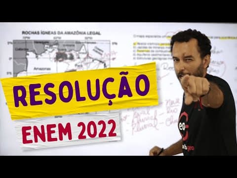 Thumbnail da aula: 🟢 RESOLUÇÃO DE GEOGRAFIA |  Questão: Mapa espacializa um recurso natural.....