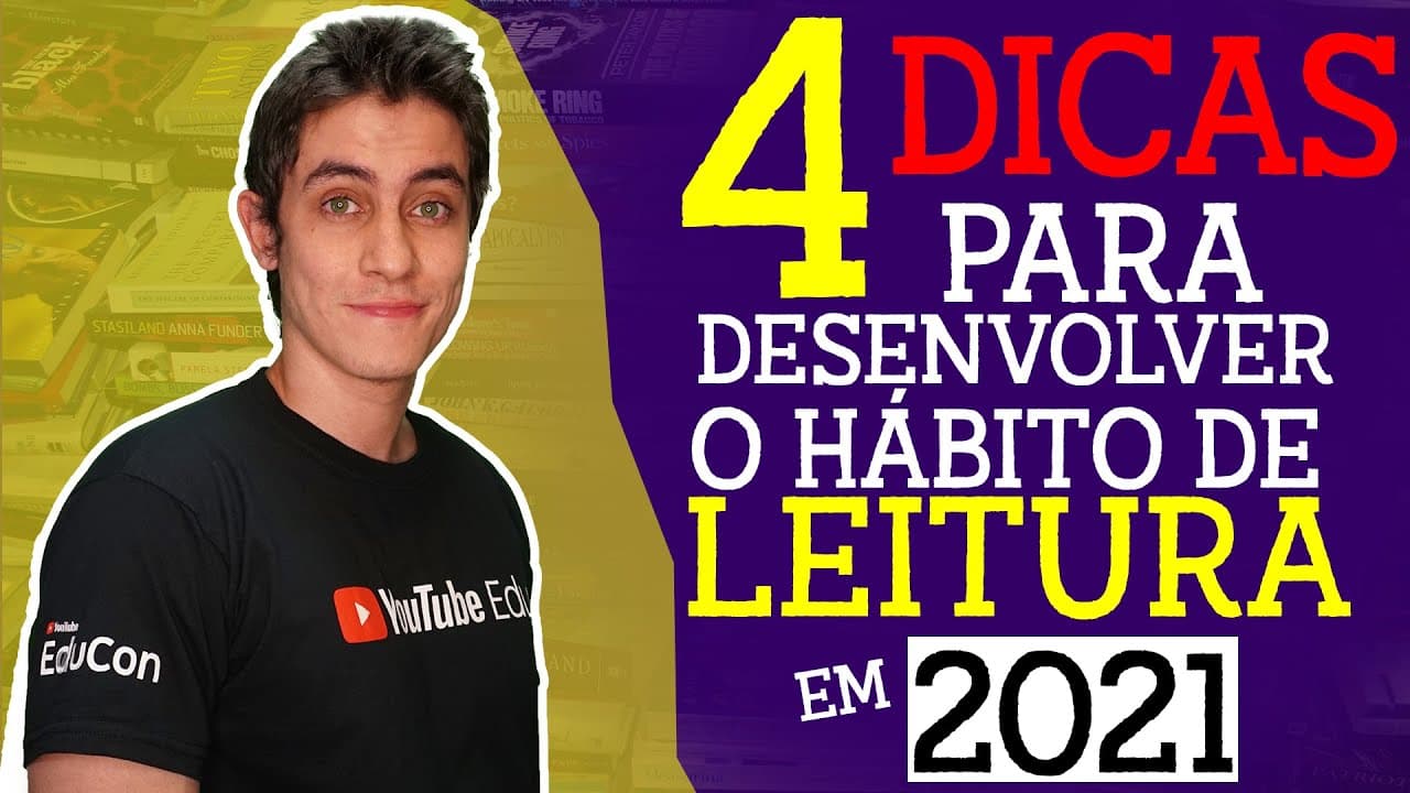 Thumbnail: COMO DESENVOLVER O HÁBITO DE LEITURA