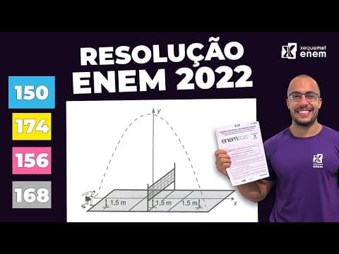 Thumbnail da aula: 🔘Questão 150 - Caderno Azul | Função do Segundo Grau | MATEMÁTICA ENEM 2022
