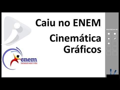 Thumbnail da aula: Caiu no ENEM - Cinemática - Gráficos - Exercício resolvido
