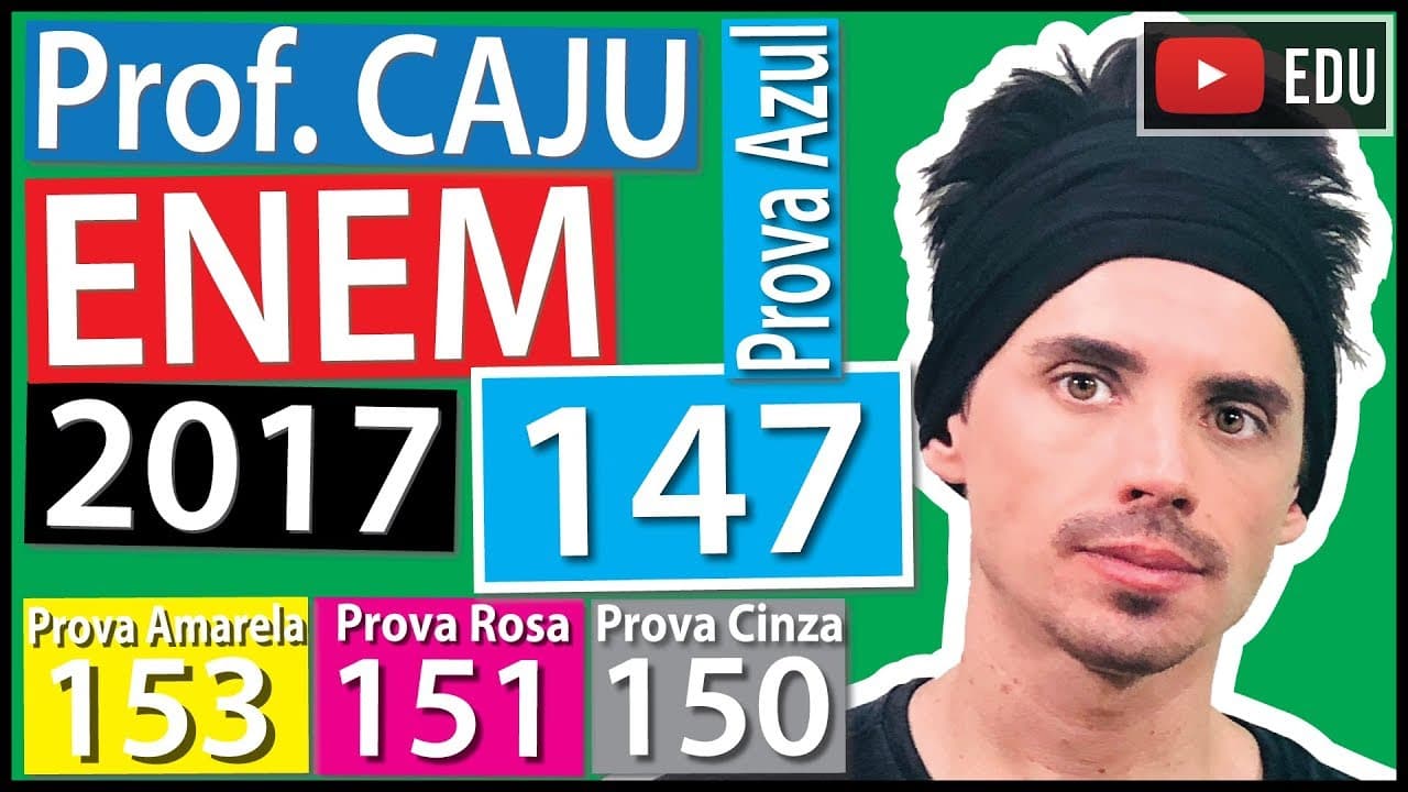 Thumbnail: [ENEM 2017] 147 📘 INTERPRETAÇÃO DE GRÁFICOS Num dia de tempestade, a alteração na profundidade de
