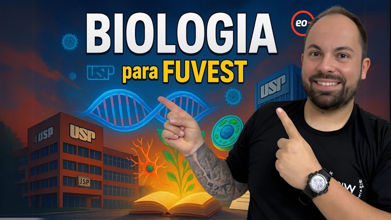 Thumbnail: Questões Fuvest 2025 | Biologia | Aula 06 |